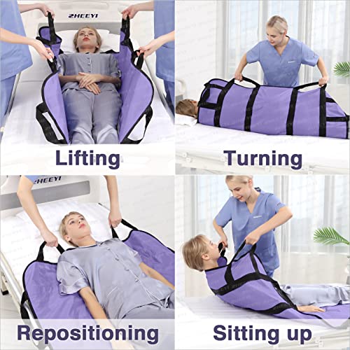 ZHEEYI Positioning Bed Pad with Reinforced Handles