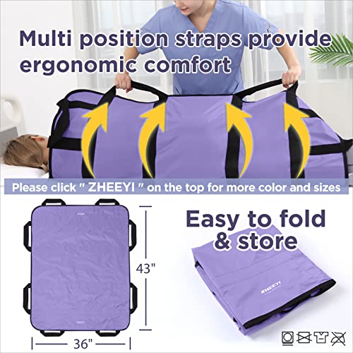 ZHEEYI Positioning Bed Pad with Reinforced Handles