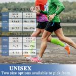 CHARMKING Compression Socks for Women & Men Circulation (4 Pairs) 15-20 mmHg is Best Support for Athletic Running Cycling (L/XL,Multi 02)