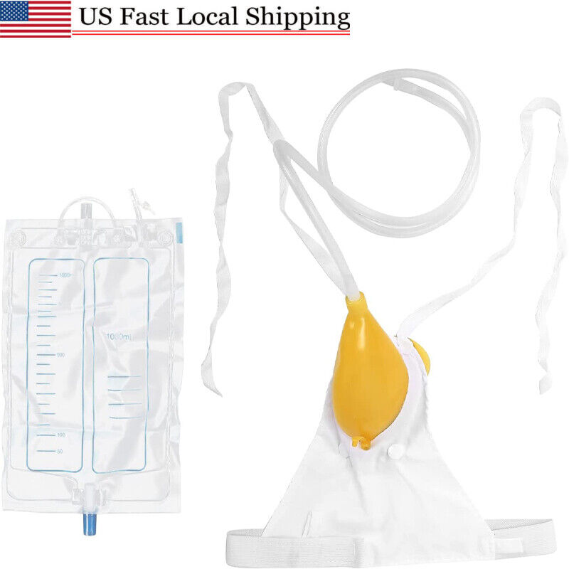 Senior Women Incontinence Bedside Urine Bag System