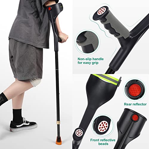 Adjustable Forearm Crutches for Senior Citizens