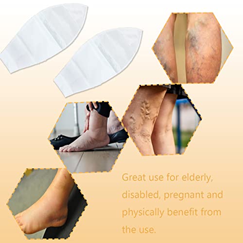 Open Toe Compression Sock Aid for Easy Slide - Slip Stocking Applicator to Help Assist Put On for Elderly, Disabled, Pregnant, 2 Pcs