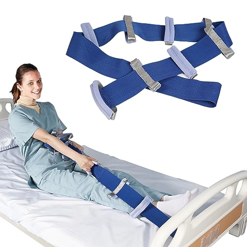 Ehucon Bed Ladder Assist,Pull Up Assist Ladder with Handle,Bed Rope Ladder for Seniors,Adaptive Bed Assistance Products,Mobility & Daily Living Aids for Elderly, Postoperative,Pregnant,etc. - 1 pcs