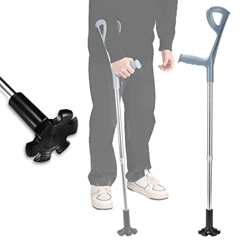 Foldable Ergonomic Forearm Crutch for Elderly