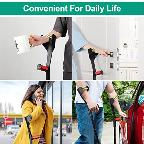 Adjustable Lightweight Forearm Crutches for Senior Citizens
