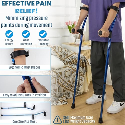 Comfortable Forearm Crutches for Seniors