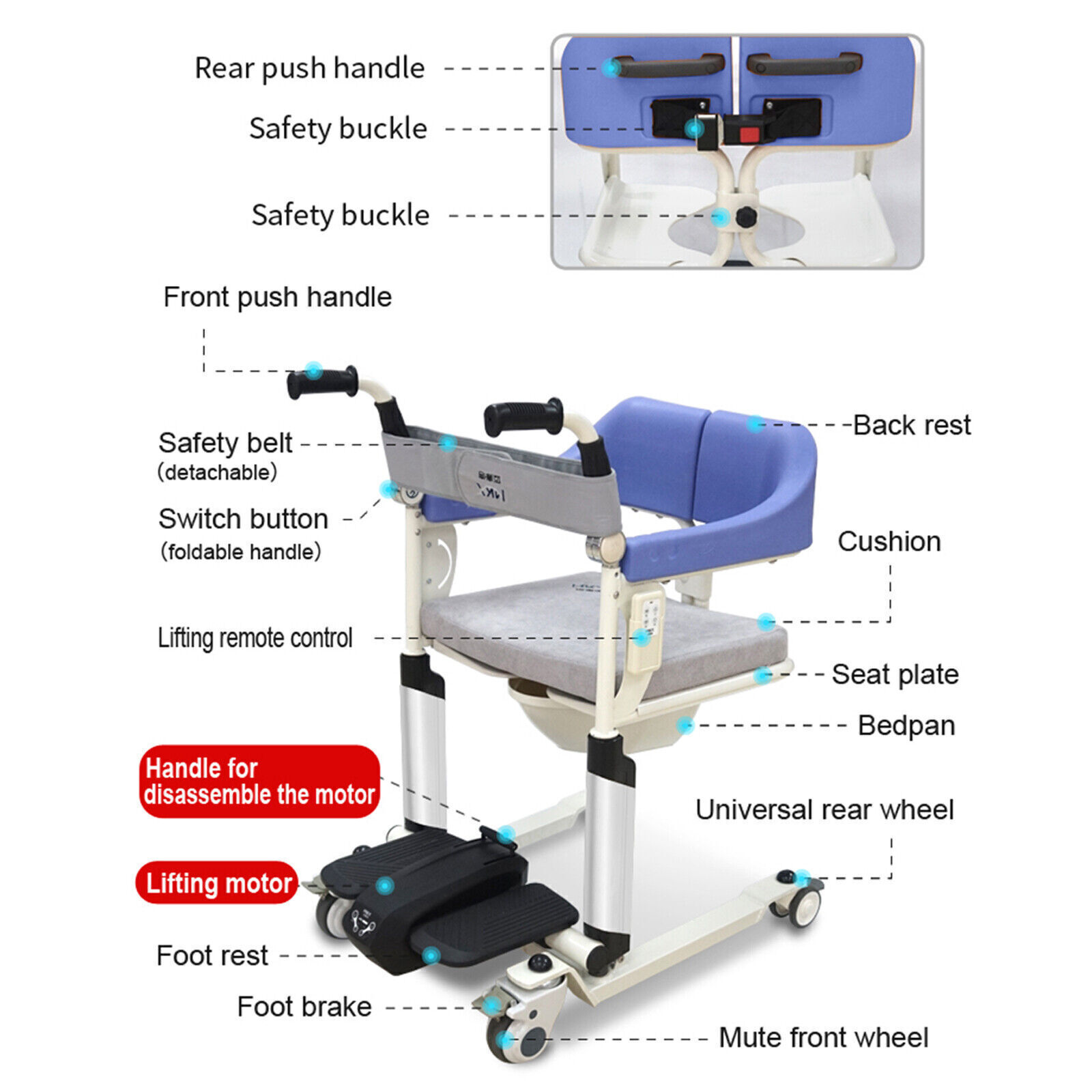 Senior Lift Aid: Upgraded Wheelchair Hydraulic Transfer
