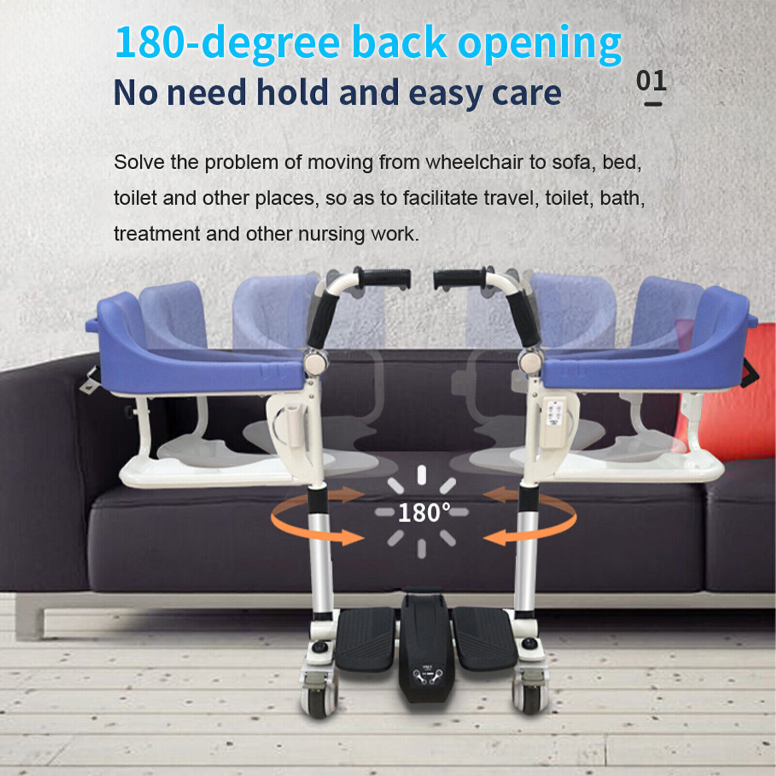 Senior Lift Aid: Upgraded Wheelchair Hydraulic Transfer