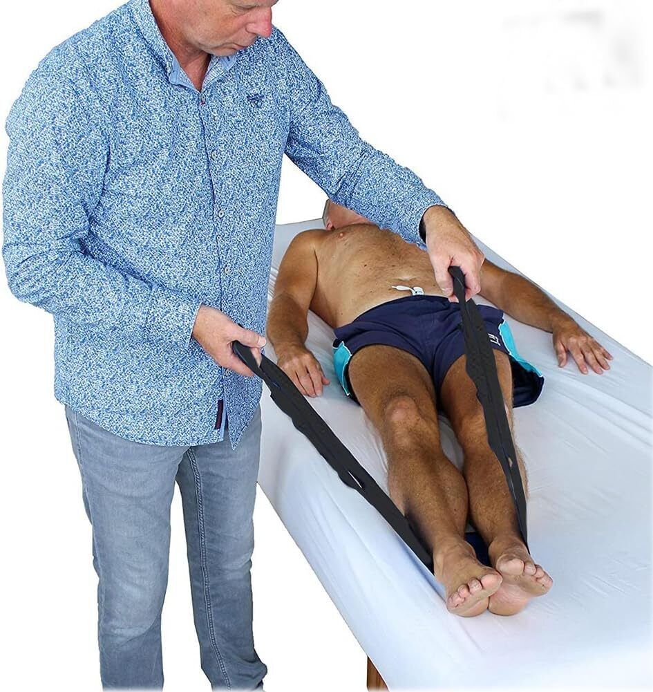 Black Transfer Nursing Sling for Elderly