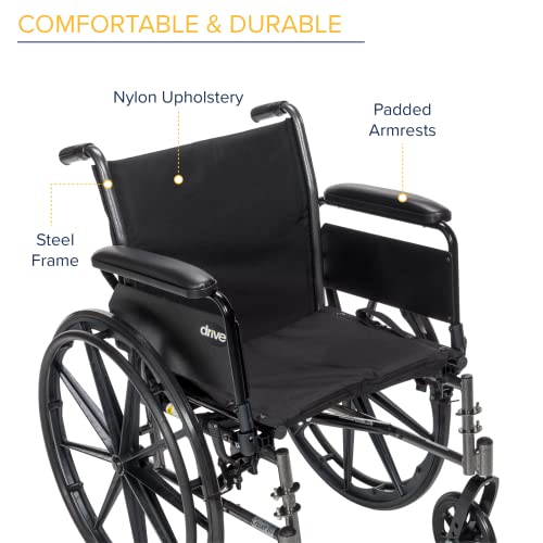 Cruiser III Lightweight Folding Wheelchair for Seniors