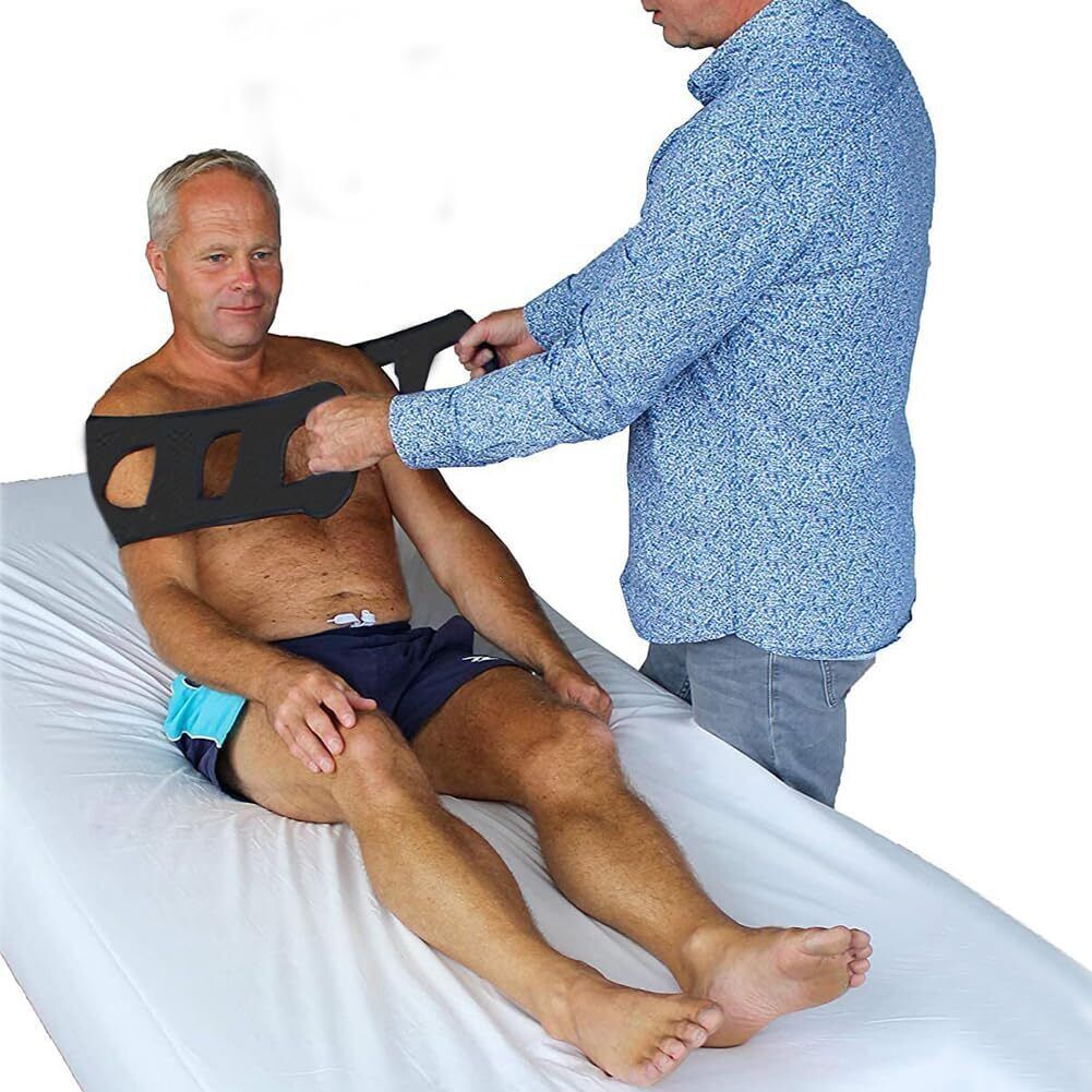 Black Transfer Nursing Sling for Elderly