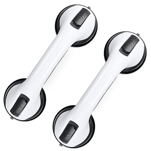 12" Strong Suction Shower Grab Bars - 2 Pack
