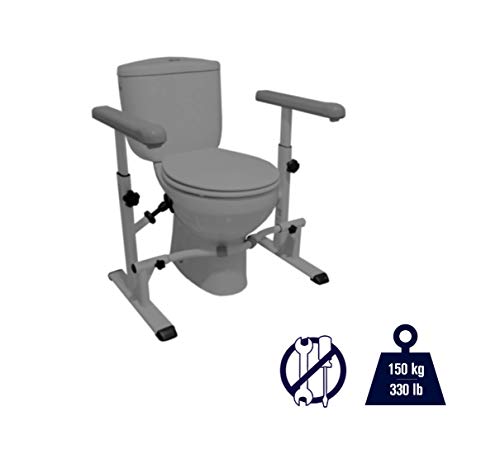 KMINA - Adjustable Toilet Safety Rails for Seniors