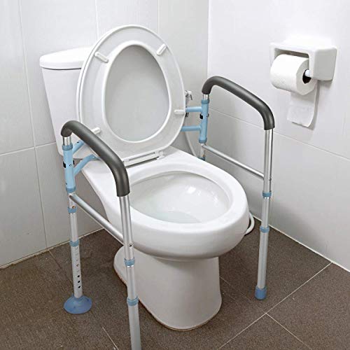 Adjustable Toilet Safety Rail for Elderly & Disabled
