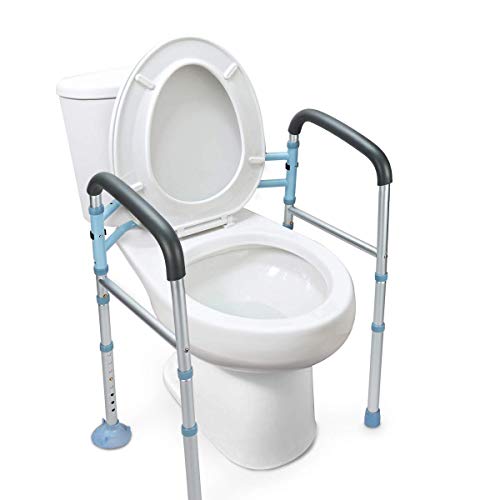 Adjustable Toilet Safety Rail for Elderly & Disabled
