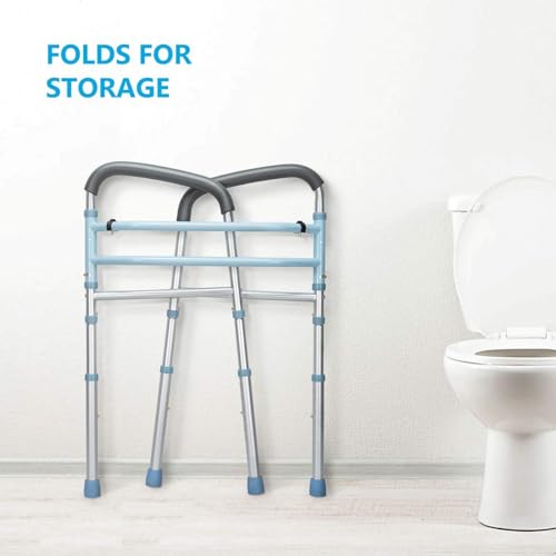 Adjustable Toilet Safety Rail for Elderly & Disabled