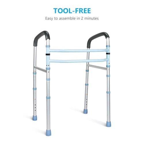 Adjustable Toilet Safety Rail for Elderly & Disabled