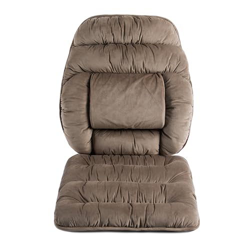 Large Orthopedic Recliner Chair with Lumbar Pillow