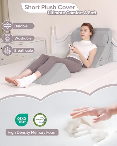 4pc Adjustable Orthopedic Bed Wedge Pillows - Senior Health
