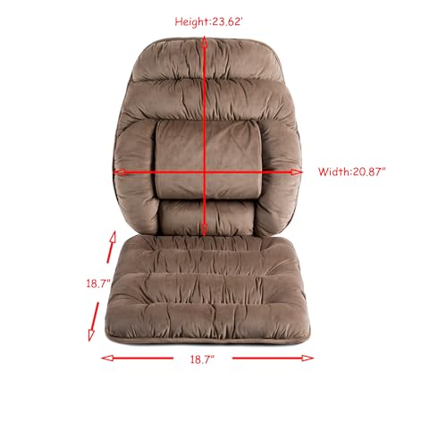 Large Orthopedic Recliner Chair with Lumbar Pillow