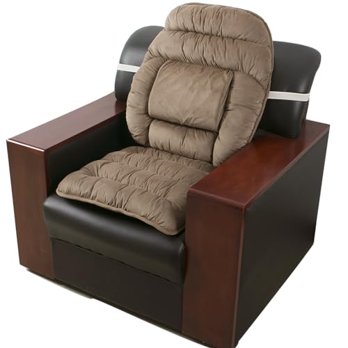 Large Orthopedic Recliner Chair with Lumbar Pillow