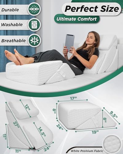 Orthopedic Bed Wedge Set for Senior Pain Relief