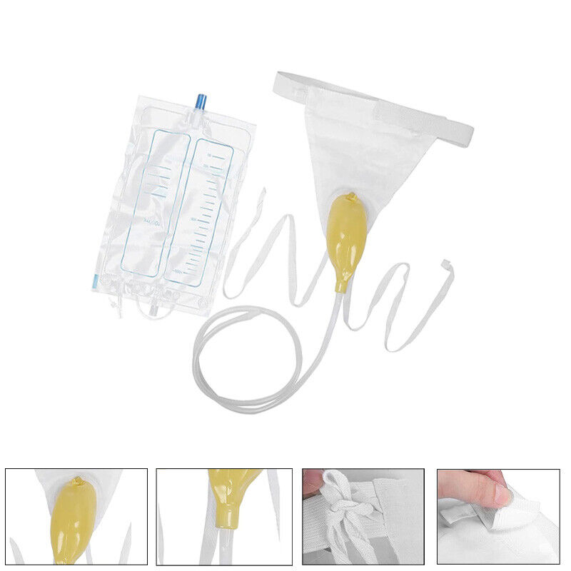 Male Silicone Urinal for Senior Incontinence Aid