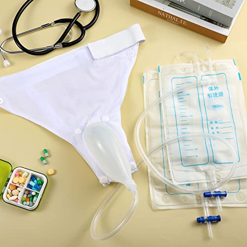 3-Piece Male Urinal System for Elderly Bedridden