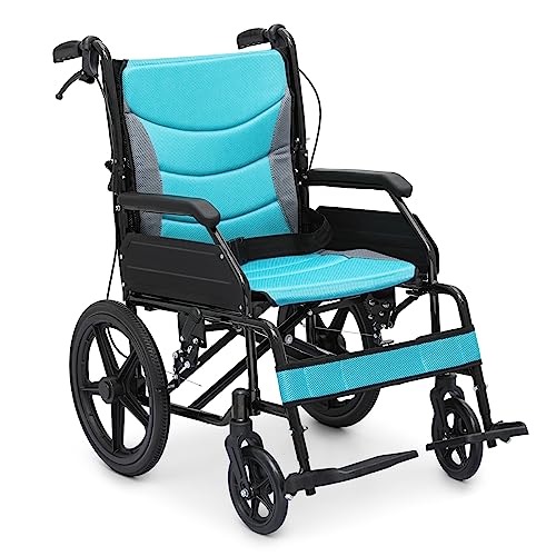 monicare Lightweight Wheelchair with Swing-Away Footrests 17.5" Seat