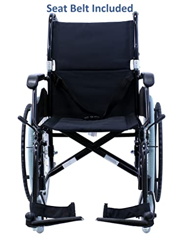 Karman Black LT-980 Ultra Lightweight Wheelchair - 24lbs