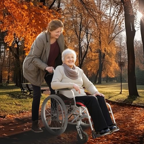 Lightweight Magnesium Wheelchair - Self Propelled, Folding Seat