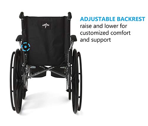 Lightweight Wheelchair for Senior Adults; Swing-Back Arms, Elevating Leg Rests