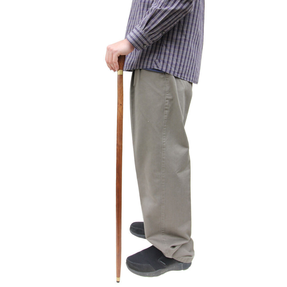 Traditional Walking Cane | Handcarved Sheesham Wooden Knob Handle Mobility Stick