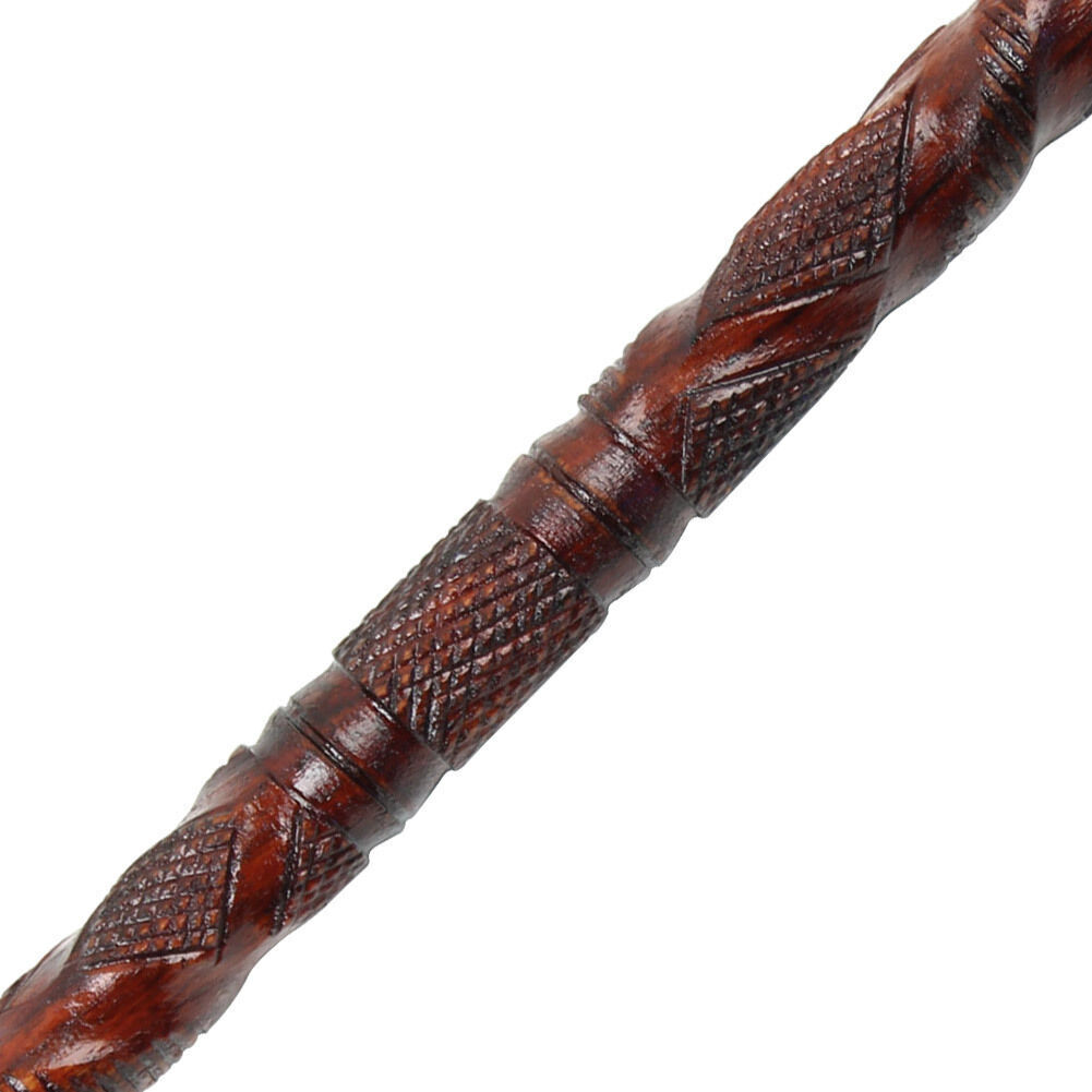 Art Deco Sheesham Wooden Walking Cane Accessory Staff  - Collector's Piece