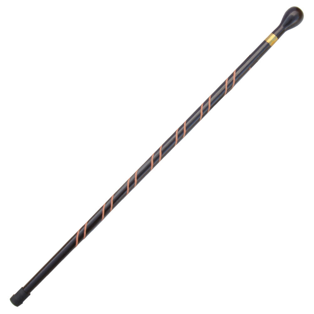 Night Out Walking Cane | Handmade Eucalyptus Wood Spiral Design Mobility Stick