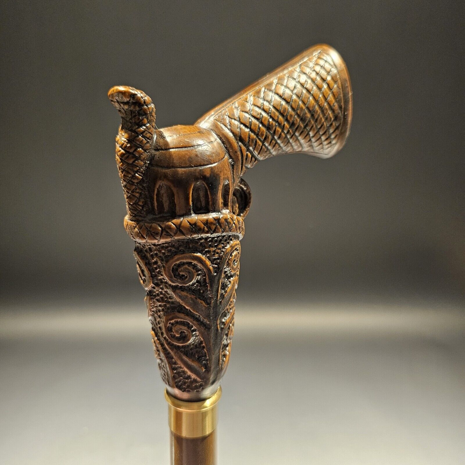 Antique Style Wood Walking Cane