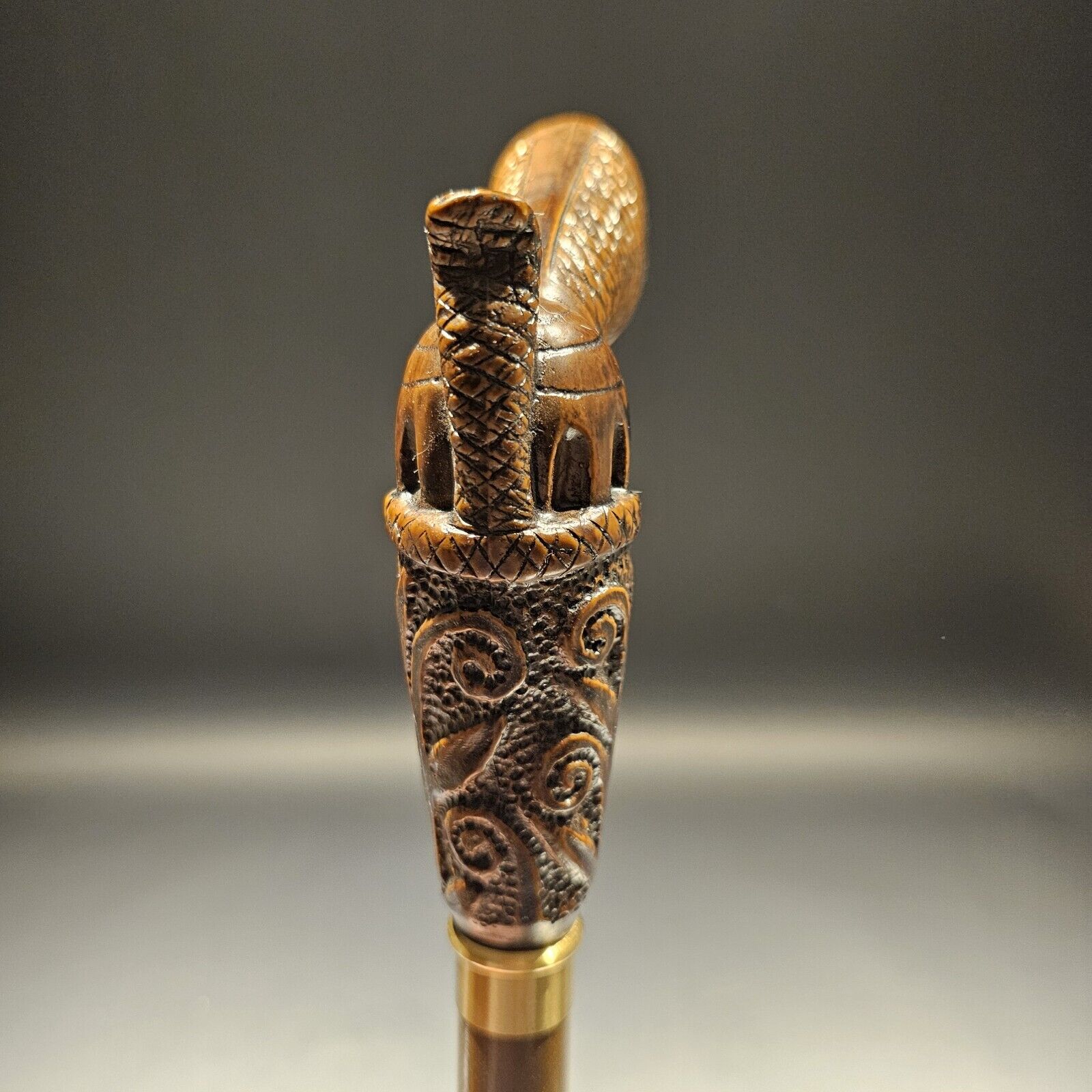 Antique Style Wood Walking Cane