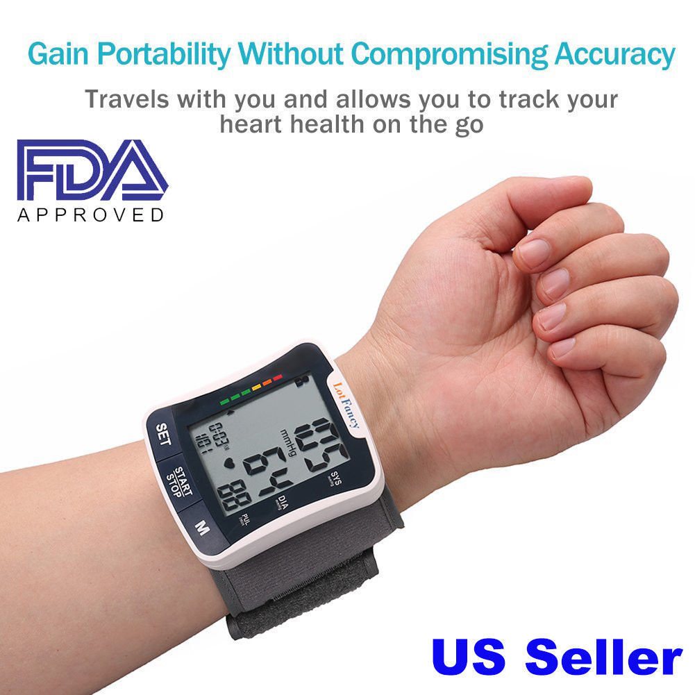 Blood Pressure Monitors Machine For Home Use Wrist bp Cuff Irregular Heartbeat