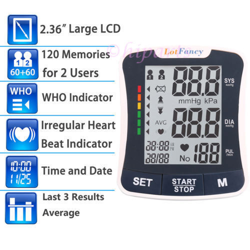 Blood Pressure Monitors Machine For Home Use Wrist bp Cuff Irregular Heartbeat