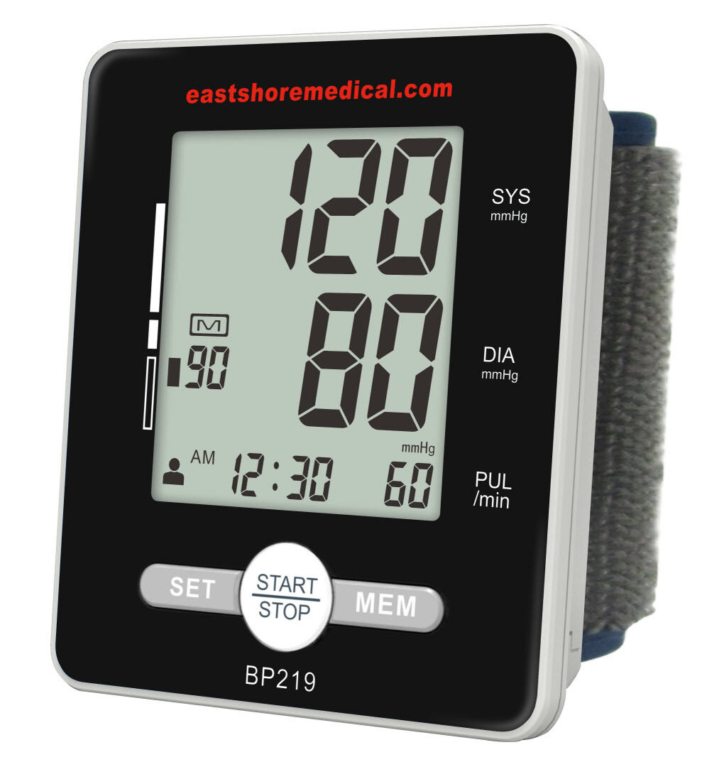 BP219 Wrist Talking Blood Pressure Monitor W/ MWI technology, Heart positioner