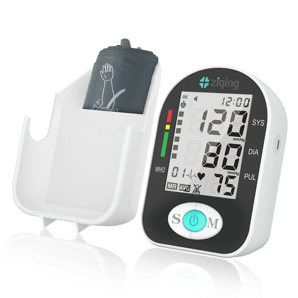Upper Arm Blood Pressure Monitor Digital BP Cuff Machine Automatic Pulse Meter