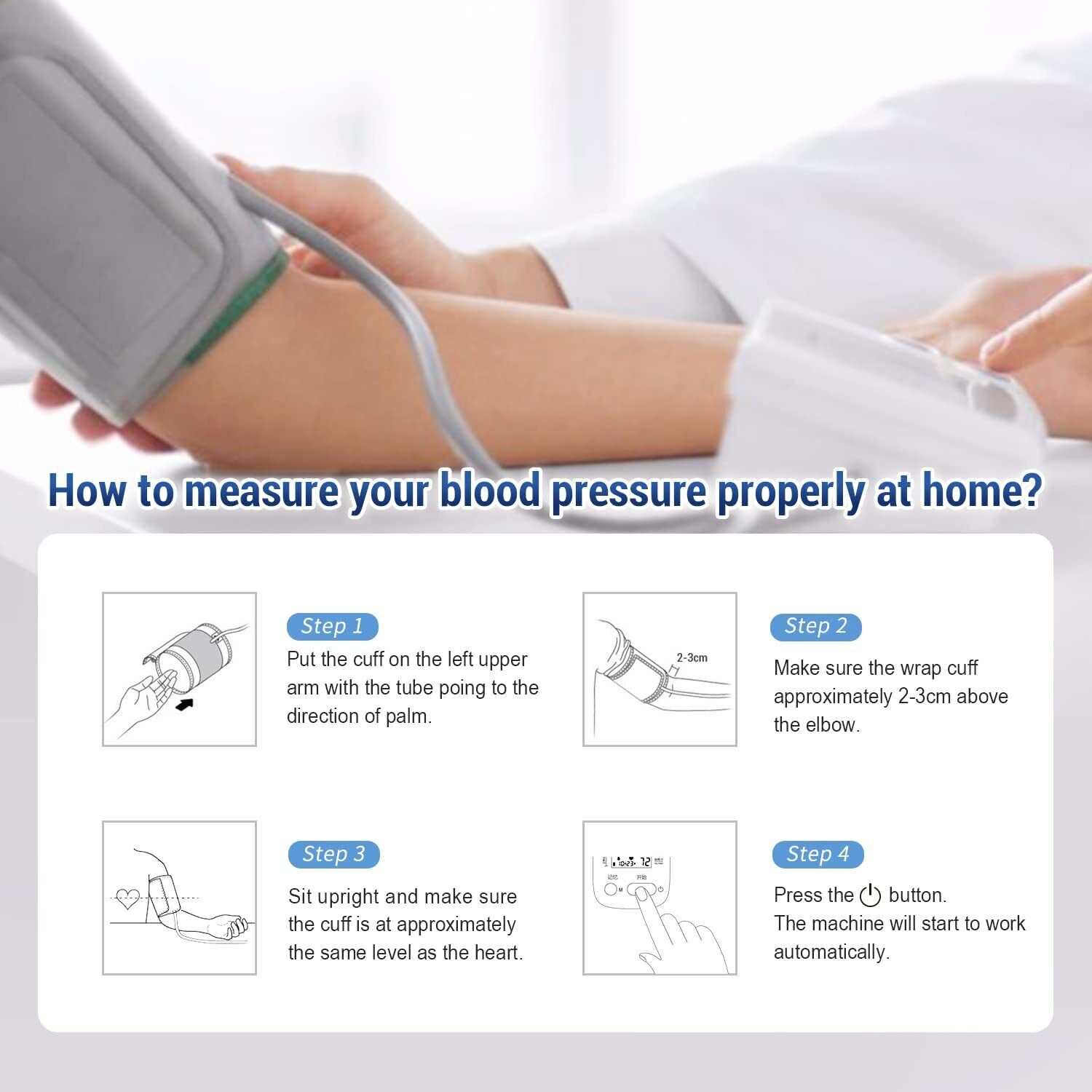 Scian Upper Arm Blood Pressure Monitor Digital Automatic BP Cuff Gauge Machine