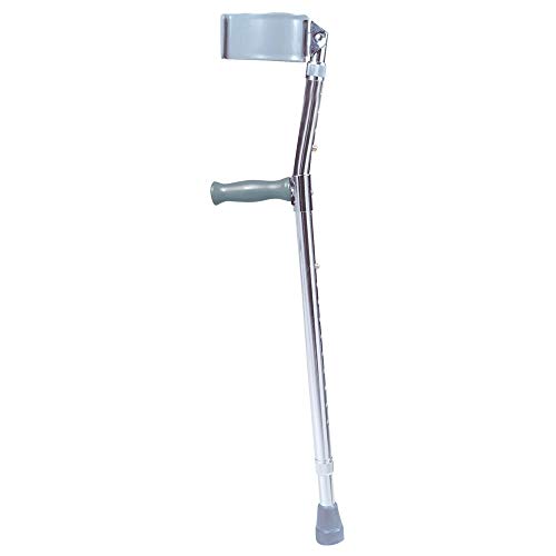 Gray Adult Forearm Crutch - 1 Pair