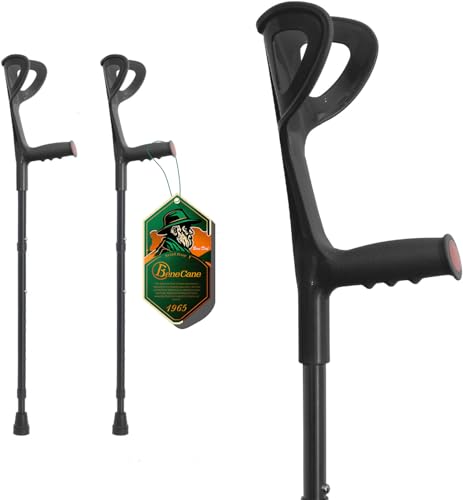 BeneCane Lightweight Forearm Crutches - Adjustable, Ergonomic