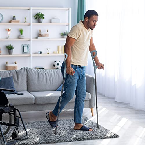 BeneCane Lightweight Forearm Crutches - Adjustable, Ergonomic