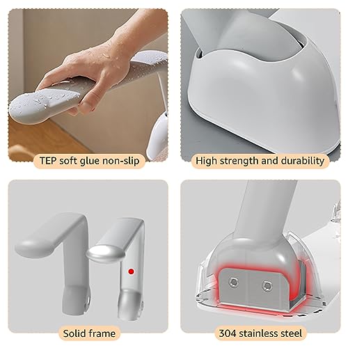 Toilet Safety Rails for Senior Citizens - Foldable & Sturdy