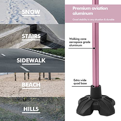 Sturdy Offset Walking Cane: Lightweight for Seniors