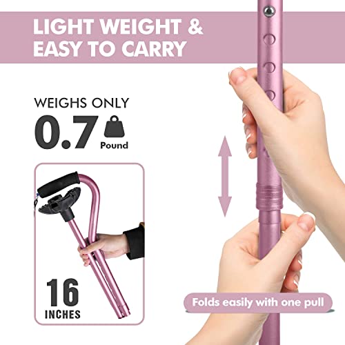 Sturdy Offset Walking Cane: Lightweight for Seniors