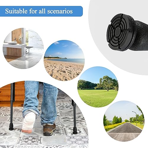 Sturdy 2-in-1 Adjustable Walking Cane - Senior Citizens