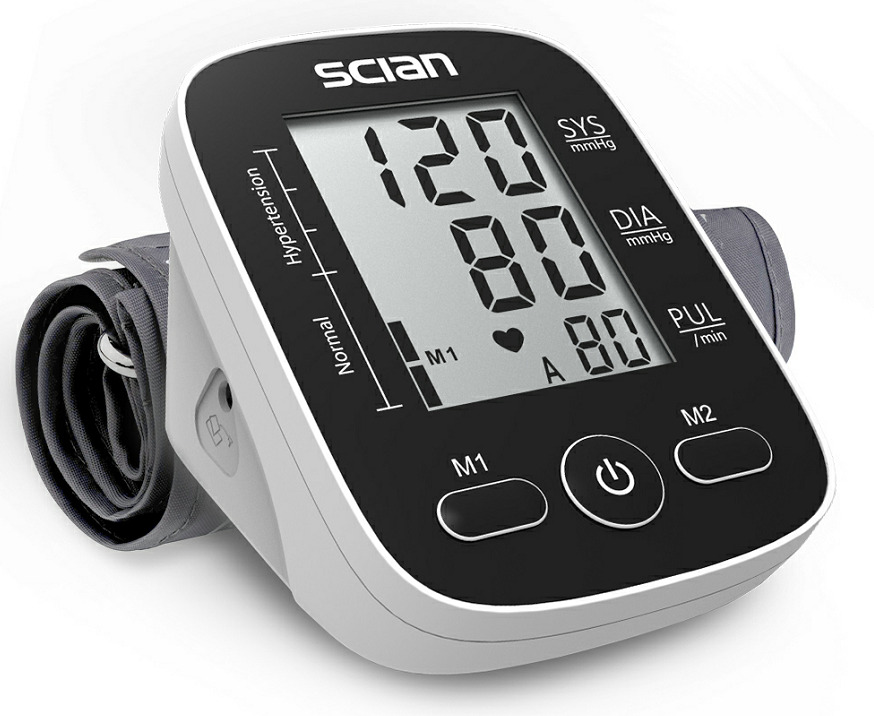 Scian Blood Pressure Monitor Upper Arm Digital Automatic BP Cuff Gauge Tester